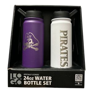 East Carolina Pirates - Logo Brands Officially Licensed NCAA 24 oz. Water Bottle